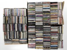A large quantity of CDs, mixed artists including Leonard Cohen, Billy Joel, Phil Colins, ELO,