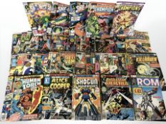 Marvel Comics Battlestar Galactica, Rom Space Knight, Captain America, Tarzan and other issues,