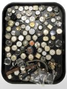 A large quantity of wristwatches and movements including Roamer, Pulsar, Ferrex, Sekonda, etc.