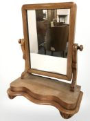 An early 20th century mahogany dressing table mirror,