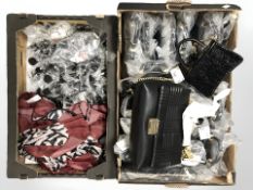 A quantity of new lady's hand bags, scarves,