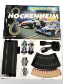 A Scalectrix Hockenheim set,