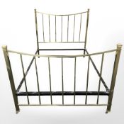 An early 20th century brass 4'6