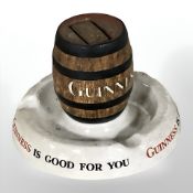 A Minton's Ltd Guinness ceramic advertising ashtray.