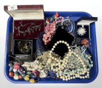 A group of costume jewellery,