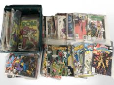 D.C and Marvel comics including Wonder Woman, Rom Knight, The Wanderers, Excalibur, etc.