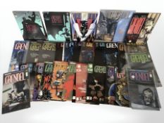 DC and Comico Grendel comics (as illustrated)