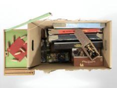 A turned boxwood chess set, board games,