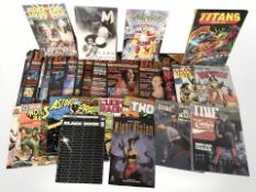 Eclipse Comics including Valkyrie, various graphic novels including Nightvision, Hellraiser,