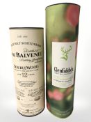 A bottle of The Balvenie double wood single malt scotch whisky, aged twelve years, 700 ml,