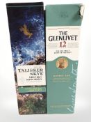 A bottle of Talisker Skye single malt scotch whisky, 700 ml,