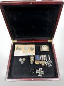 First World War Iron Cross First Class, court mounted Iron Cross 2nd Class,