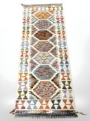 A Chobi Kilm runner,