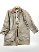A Barbour Border waxed gent's jacket,