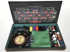 A roulette set.