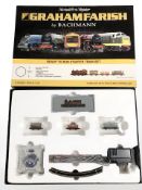 A Graham Farish N gauge starter train set, boxed.
