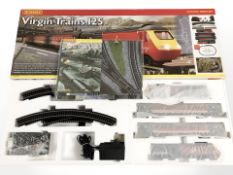 An as-new Hornby Virgin Trains 125 electric train set.