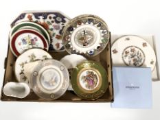 Assorted collector's plates including Royal Doulton.