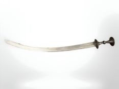 A 19th century Indian child's tulwar sword, blade 53cm.