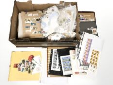 A quantity of loose stamps, stamp sheets,