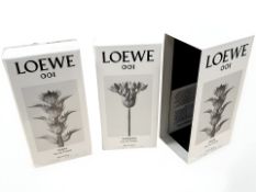 A Loewe 001 Woman & Man Eau de Toilette gift set, 75ml.