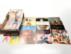 Vinyl LP records to include Queen, Creedence Clearwater Revival, David Bowie, ZZ Top, Thin Lizzy,