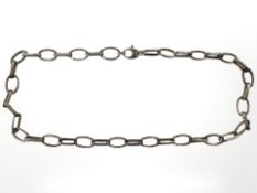 A Continental silver chain, length 59.5 cm. CONDITION REPORT: 44.6g.