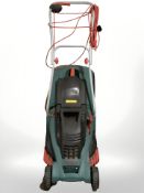 A Bosch electric lawn mower
