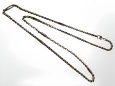 A 9ct yellow gold belcher chain, length 75 cm. CONDITION REPORT: 17.6g.
