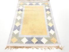 A flat weave kilim,
