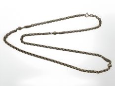 A 9ct yellow gold belcher chain, length 68 cm. CONDITION REPORT: 19g.
