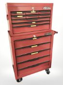 A Hilka tool chest on castors