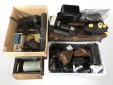 A group of photography related items,