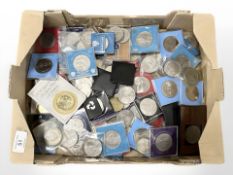 A large group of commemorative Crowns and other coins, Royal Mint Birthday editions,