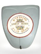 A VW Beetle car bonnet with The Beatles Sgt Pepper's Lonely Heart Club Band hand painted central