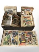 A collection of 2000 AD and Victor comics (one box)