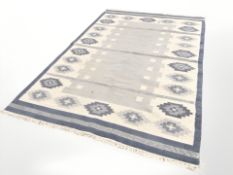A flatweave kilim,