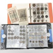 Two files of antique and later coins, Foreign coins,