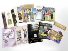 A collection of programmes for Wimbledon, Open Golf,