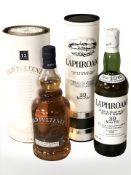 A bottle of Laphroig Single islay Malt Scotch Whisky, 10 years old,