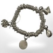 A sterling silver Links of London bracelet