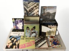 Vinyl LP records including Led Zeppelin, Lynyrd Skynyrd, Fleetwood Mac, Mike Oldfield, The Beatles,