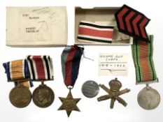 A small group of medals including Special Constabulary medal awarded to Sydney Whitelaw,