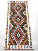 A Chobi Kilim runner,