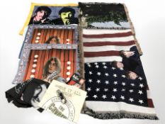 The Beatles - Various soft goods, towels, tea towels, etc.