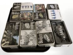 Eight Corgi Classics Limited The Beatles album cover die cast collectible models, in tins,