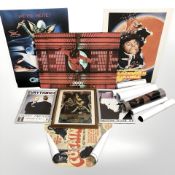 A group of canvas pictures and posters