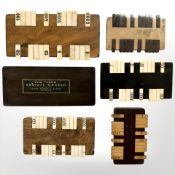 A group of antique bezique markers