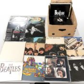Approximately sixty-two vinyl LP records and box sets including The Beatles, John Lennon,