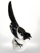 A USSR figure of a magpie, height 25 cm.